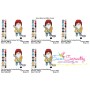 Sports Gnome Ice Hockey Boy Embroidery Design Pattern-2