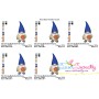 Sports Gnome Basketball Boy Embroidery Design Pattern-2