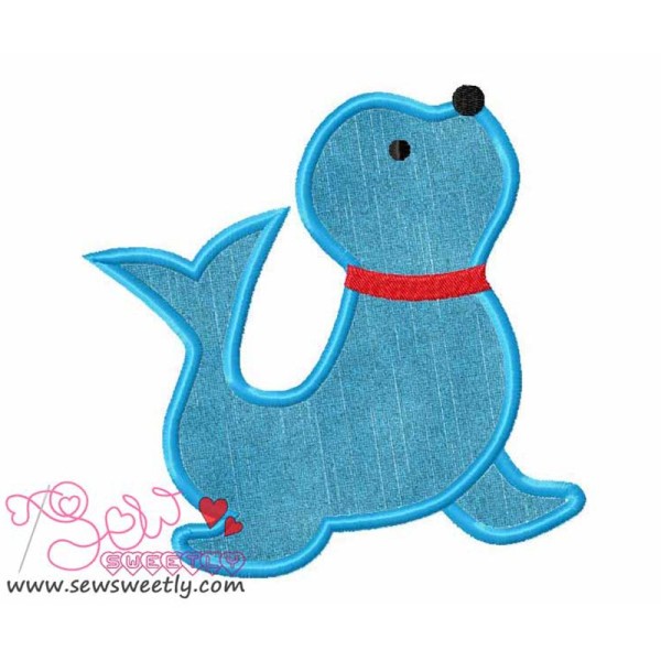 Circus Seal Applique Design Pattern-1