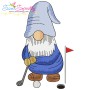 Sports Gnomes Boy Embroidery Design Bundle-2