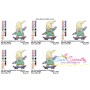 Gnome Skateboard Girl Sports Embroidery Design Pattern-2