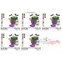 Halloween Cauldron Witch Hat And Skulls Embroidery Design Pattern-2