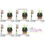Halloween Cauldron On Fire-2 Embroidery Design Pattern-2