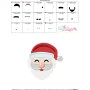 Happy Santa Face Embroidery Design Pattern-3