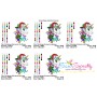 Christmas Unicorn-4 Embroidery Design Pattern-2