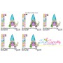 Knitting Gnome Girl-3 Winter Embroidery Design Pattern-2