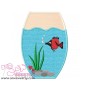 Fish Bowl-1 Applique Design Pattern-1