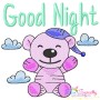 Good Night And Sweet Dreams Lettering Embroidery Design Bundle-4
