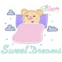 Good Night And Sweet Dreams Lettering Applique Design Bundle-10