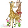 Just Married Valentine Animals Embroidery Design Bundle-7