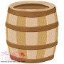 Pirates barrel Embroidery Design Pattern-1