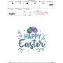 Happy Easter Eggs Embroidery Lettering Design-3