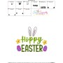 Hoppy Easter Eggs Embroidery Design Pattern-3