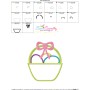 Easter Egg Basket Applique Design Pattern-2