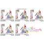 Easter Gnome Painting Egg Embroidery Design Pattern-2