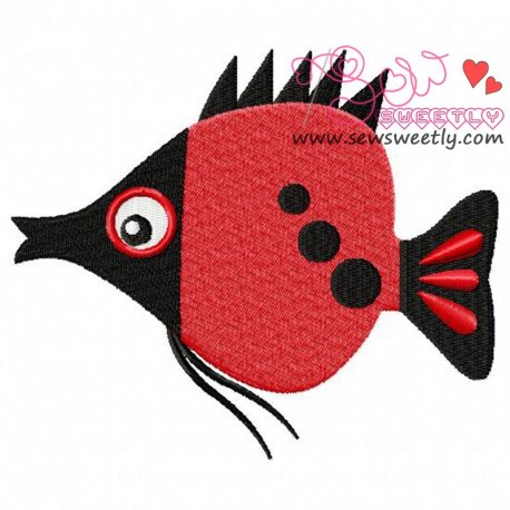 Sweet Fish-2 Embroidery Design Pattern-1
