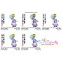 Easter Gnome With Balloons Embroidery Design Pattern-2
