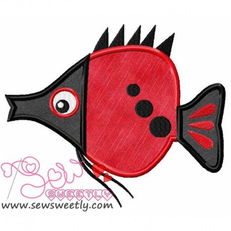 Sweet Fish-2 Applique Design Pattern-1