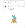 Easter Gnome In Egg Embroidery Design Pattern-3