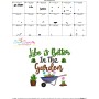 Life Is Better In The Garden Embroidery Design Pattern-3