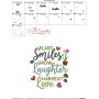 Plant Smiles Grow Laughter Harvest Love Embroidery Design Pattern-3