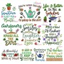 Gardening Quotes Embroidery Design Bundle-1