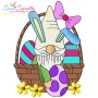 Easter Gnomes Embroidery Design Bundle-12