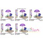 Summer Beach Chair With Umbrella-2 Embroidery Design Pattern-2