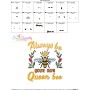 Always Be Your Own Queen Bee Embroidery Design Pattern-3