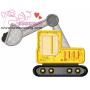 Construction Truck-9 Applique Design Pattern-1