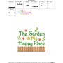 The Garden Is My Happy Place Embroidery Design Pattern-3