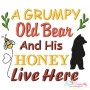 Honey Bee Lettering Embroidery Design Bundle-5