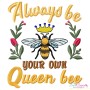 Honey Bee Lettering Embroidery Design Bundle-4