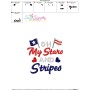 Oh My Stars and Stripes Patriotic Embroidery Design Pattern-3