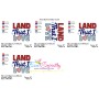 Land That I Love Patriotic Embroidery Design Pattern-2