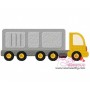 Construction Truck-2 Embroidery Design Pattern-1