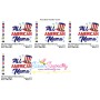 All American Mama Patriotic Embroidery Design Pattern-2