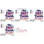 My First Fourth of July Patriotic Embroidery Design Pattern-2