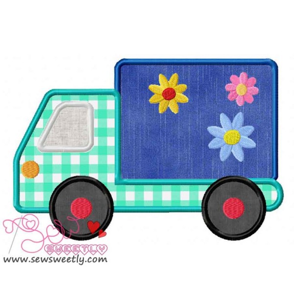 Delivery Truck Applique Design Pattern-1