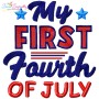4th of July Lettering Embroidery Design Bundle-6