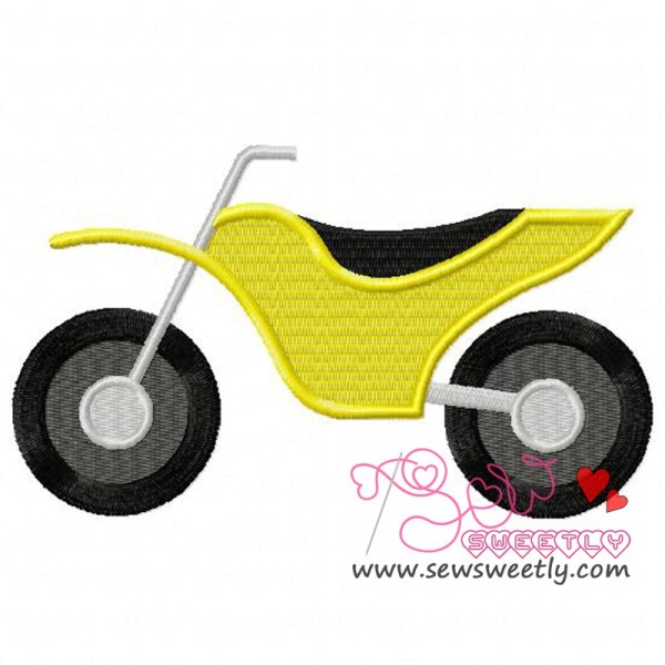 Dirt Bike Embroidery Design Pattern-1
