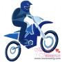 Dirt Bike-1 Embroidery Design Pattern-1