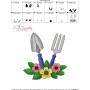 Gardening Plant And Tools-1 Embroidery Design Pattern-3