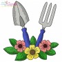 Gardening Plant And Tools Embroidery Design Bundle-11