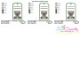 Animal Name Tag Koala ITH Embroidery Design Pattern With Free Font-3