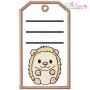Animals Name Tags Embroidery Design Bundle With Free Font-8