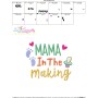 Mama In The Making Baby Quote Embroidery Design Pattern-3
