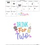 Drink For Two Baby Quote Embroidery Design Pattern-3