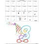 Gnome Birthday Number-8 Applique Design Pattern-3