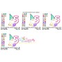 Gnome Birthday Number-5 Applique Design Pattern-2
